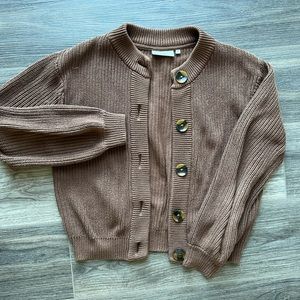 Minimum 100% Cotton Brown Cardigan